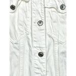 Abercrombie & Fitch Oversized White Denim Cotton Jean Jacket Coat Womens XXS 2XS Photo 4