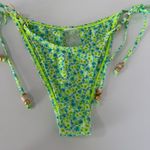Kulani Kinis NWOT  Apple Blossom Trio Ring Cheeky Tie Bikini Bottom Photo 9