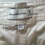 Abercrombie & Fitch  Curve Love Cargo Pants Cream Carpenter  Women's Size 10 Long Photo 8