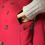 J.Crew  double breasted wool long lady trench coat size 4 preppy business career Photo 5