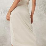 Missguided Asymmetrical Drape Midi Dress Photo 1