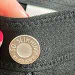 Chico's  Ponte knit So Slimming Jeggings Black Solid Stretch Pants, Size 2 short Photo 12