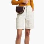 💕NAADAM💕 Ribbed Cropped Cardigan Silk Cashmere Blend ~ Gold XS NWT Photo 1