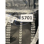 Max Studio Midi Dress Womens Size Small Sleeveless Shift Black White Chain Rope Photo 7