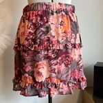 Lost + Wander NWT Garden Floral Ruffle Mini Skirt Photo 1