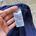 Old Navy NWT  Blue Black Polka Dot Short Sleeve Mini Shift Dress Large Tall Photo 2