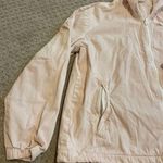 John Galt Light Pink Hooded Zip Up Lightweight Jacket OS Photo 3