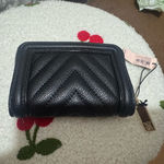 PINK - Victoria's Secret  Black Quilted Wallet Photo 4