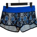 Lululemon RUN SPEED SHORT ZIGGY SNAKE CASPIAN BLUE PIPE DREAM Photo 0