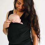 Lalabu Black Soothe Baby Wearing Shirt XS Photo 2