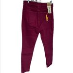 Ralph Lauren Polo jeans red plum color NEW high rise stretch Tompkins Photo 3