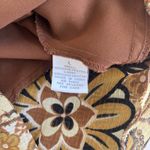 Dress Barn  Y2K Fairy Brown Glitter Floral Tiered Ruffle Camisole Tank Top Large Photo 6