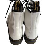 Dr. Martens Like New  Leather 1460 8 Eye Boots White Size 5 Photo 4