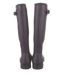 Hunter Original Tall Wellington Rainboots - Dark Purple Matte Photo 3