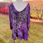 Dress Barn Purple & Black Tunic Photo 3