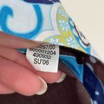 Gap Maternity Long Sleeve Tunic Top Cotton Blue Brown Floral Y2K ~ Size M Photo 9