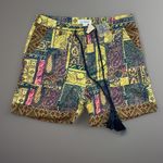 Sundance NWT  Kalini‎ Shorts Womens S Yellow Linen Blend Boho Photo 1