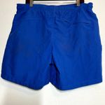 Speedo  Swim Shorts Blue Mesh Lined Logo Drawstring Waist Small Photo 4