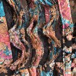 Jeans by Buffalo Buffalo Blouse Floral Ruffled Button Front Top XLP EUC I Photo 6