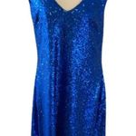 Christina Wu NWT  Celebration Sequin Bridesmaid Dress Royal Blue Size 22 Photo 0