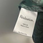 Realisation Par Réalisation Par THE INEZ milkmaid dress 100% silk in Dazed Noir size L READ Photo 8