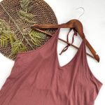 Old Navy Womens Top Shirt Brown Ribbed Halter Tie Neck Plus Size 4X Photo 0