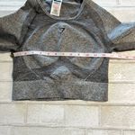 Gymshark Gray Long Sleeve Crop Top Photo 3