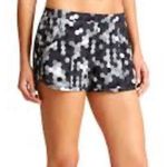 Athleta Black, White, & Grey Hex Stellar Size Small Geometric Print Shorts. Photo 1
