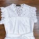 VAKKO • Cotton Eyelet Midi Dress white cutwork lace a Photo 2