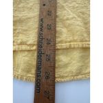 Westbound Top Womens L Yellow Linen Blend Lightweight Lagenlook Coastal Beach Photo 7