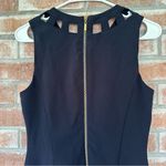 Eliza J . A Line Cutout Sleeveless Dress Women’s 4 Navy Blue Party Photo 8