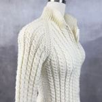 Chunky Cable Knit Sweater Womens S/M Fisherman Handmade Heritage Alpine READ Size undefined Photo 1