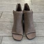 Vince Camuto Katnina Perforated Nubuck Open Toe Booties Photo 5