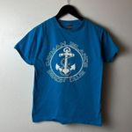 Vintage Cayman Island T Shirt Blue Small S Single Stitch USA Anchor Graphic Tee Photo 10