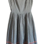 Tailor & Twirl Women’s Gingham Sleeveless Midi Dress Retro‎ Rockabilly Size S Gray Photo 0