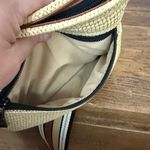 Think Royln Dune Saddle Raffia Bum Bag Striped Adjustable Strap Tan Photo 6