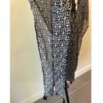 Kona Sol  Small Oversized Striped Kimono Tribal Beach Swim Coverup Tunic Dress Photo 2