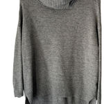 Old Navy  Womens Sweater Gray Cowl Neck Long Sleeve Knit Casual Pullover Small Photo 0