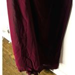 Show Me Your Mumu NWT  Emily Empire Merlot Chiffon Maxi Dress Large Photo 5