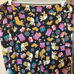 Terra & Sky  Festive Black Leggings with Holiday Print 4x NWOT Photo 6