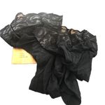 Victoria's Secret Victoria’s Secret Glamour Sheers Thigh High Stockings Black Lace Tops Size S Photo 0