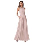 Azazie Chic Collin Bridesmaid Dress Plus Size Size C Waist 22 Steel Blue Photo 5