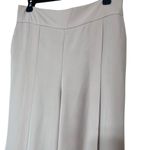 ZARA Wide Leg Crop Trousers Khaki Beige Pants Pleated High Waist Chinos Women’s Sz M Photo 2