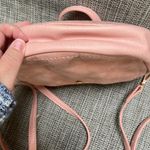 LC Lauren Conrad Lauren Conrad pink round cross body purse faux suede Photo 10