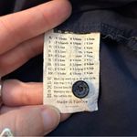 Elly navy blue short sleeve button down top blue gingham accents size 46 (L) Size L Photo 5