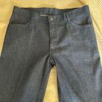 None Vintage selvage denim jeans size 8 high rise wide straight leg crisp denim new Photo 3