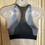 Adidas  Heather Gray Black Trim Mesh Racerback Sports Bra X Small Photo 5