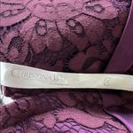 Christina Wu Lace Strapless Formal Dress Purple Size 12 Photo 6
