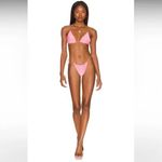 NEW Free People x Its Now Cool Gathered Tie‎ Pant in quartz lurex, size S Pink Photo 3