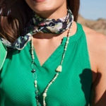 CAbi Spring Lush bright green split neck sleeveless shirt Photo 0